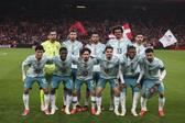 Onze de Portugal na vitória por 4-2 com a Dinamarca (Foto: Paulo Novais/Lusa)
