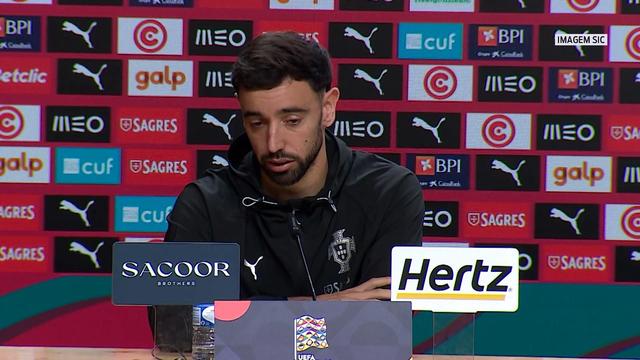 Bruno Fernandes e a polémica de Ronaldo: «Estamos muito habituados a isso»