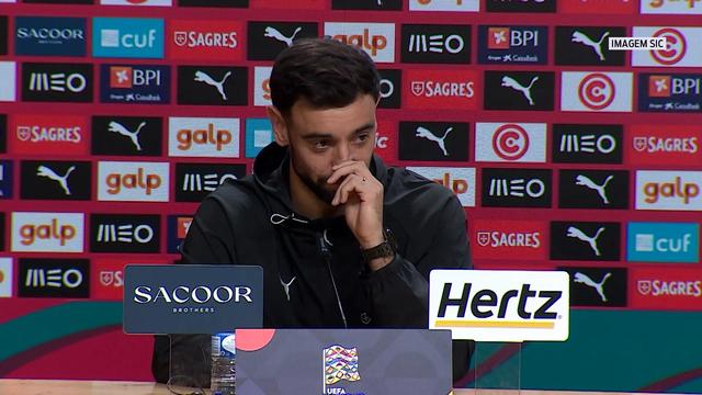 Boa disposição entre Bruno e Jesus na conferência: «Depois das duras que levei...»