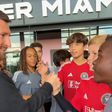 Messi levou a Bola de Ouro à academia do Inter Miami