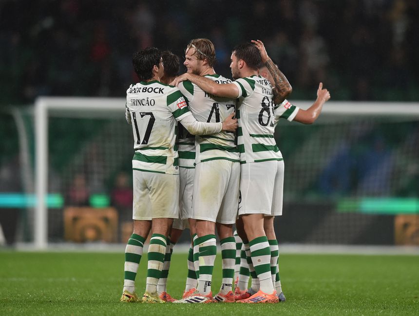 Sporting joga nesta terça-feira, 4 de novembro, em Itália frente à Juventus Foto - MIGUEL NUNES