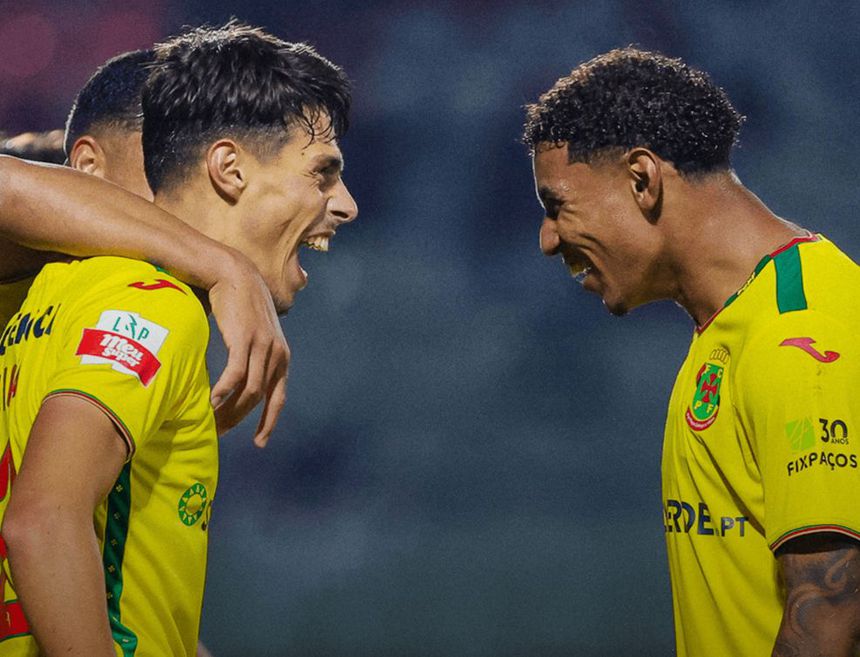 O Paços de Ferreira chegou ao 10.º lugar. Fotografia: Liga Portugal