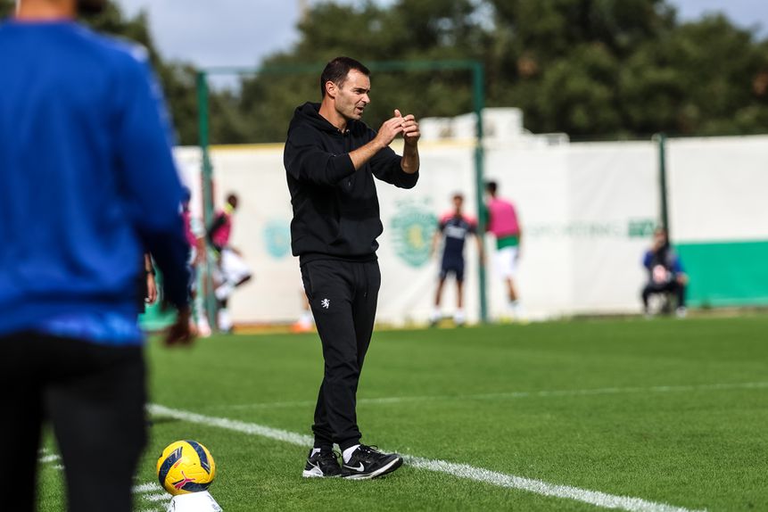 João Gião, treinador da equipa B do Sporting