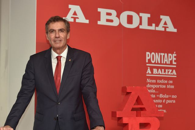 João Noronha Lopes na redação de A BOLA - Foto: Miguel Nunes