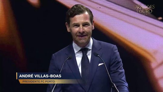 O discurso de Villas-Boas nos Dragões de Ouro