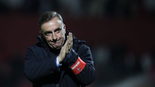 SC Braga: Carlos Carvalhal fechou a baliza e corre para novo registo