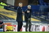 Carlo Ancelotti, selecionador do Brasil, e José Mourinho, treinador do Benfica