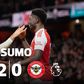 Arsenal regressa às vitórias e mantém vantagem intacta no topo (resumo)