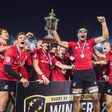 Seleção Nacional de sub-20 venceu recentemente o Rugby European Championship — Foto: FPR