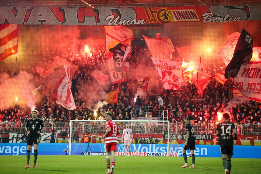 Atmosfera fantástica em Berlim na receção ao Bayern