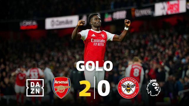 Saka sela vitória do Arsenal, às custas do azarado Kelleher