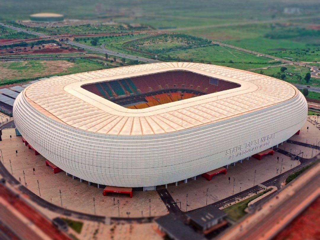 Estádio Abdoulaye Wade, em Diamniadio, Senegal - Inauguração: 2022; Capacidade: 50.000; Equipa: Seleção do Senegal - Foto: Sports Render