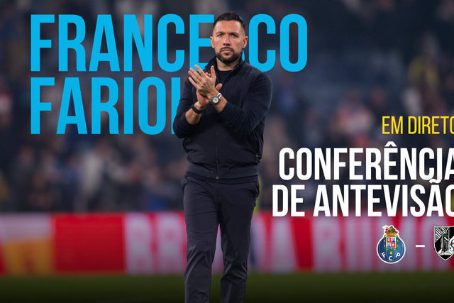 Direto: siga a conferência de Francesco Farioli
