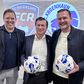 Jacob Lauesen, CEO do FC Copenhaga, Hakan Wifvesson, presidente do FC Rosengard e Morten Grahn, diretor de desenvolvimento do FC Copenhaga