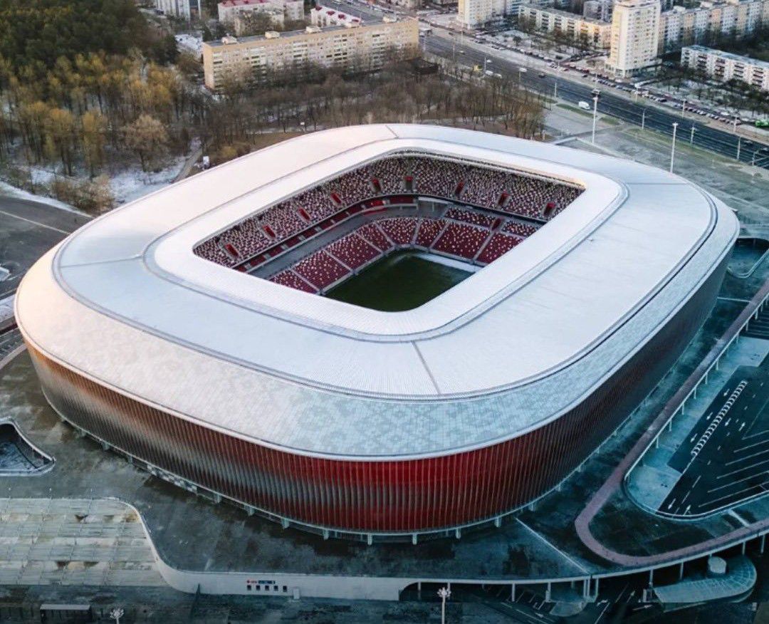 Belarus National Stadium – Minsk, Bielorrússia - Inauguração: 2025; Capacidade: 33.000; Equipa: Seleção da Bielorrússia - Foto: Sports Render
