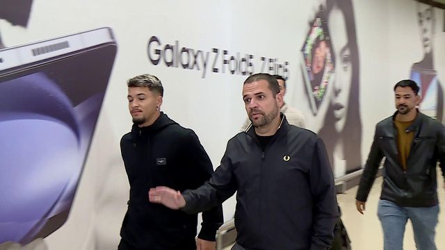 As imagens da chegada de Marcos Leonardo a Lisboa