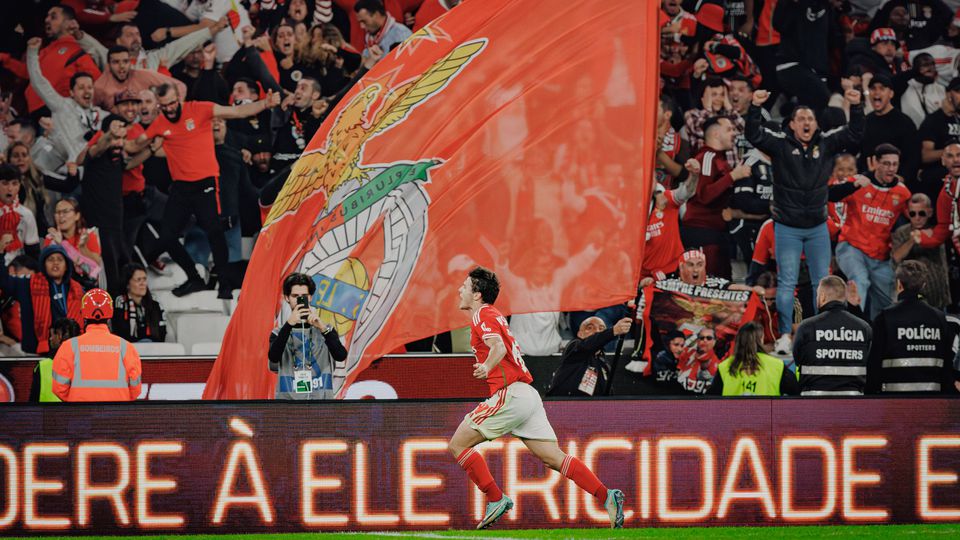 Benfica entre as 20 maiores médias de assistências de 2023