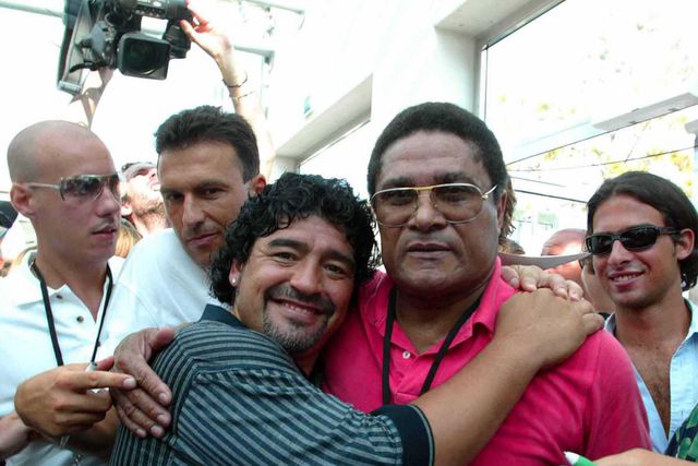 Momentos e rostos ilustres da vida de Eusébio