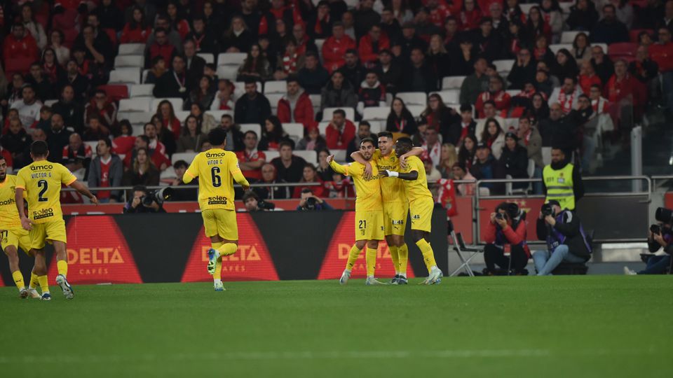 Festejos do SC Braga na Luz