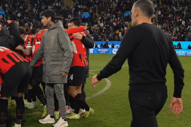 A primeira 'roda' de Sérgio Conceição no Milan