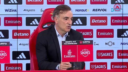 Carvalhal: «Criámos muitas dificuldades ao Benfica, Matheus não faz uma defesa nos primeiros 45'»