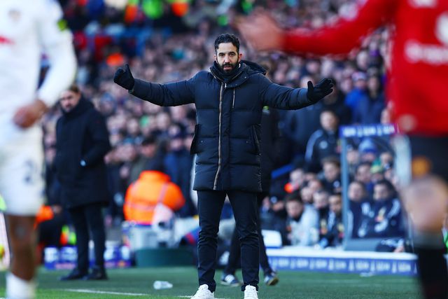 Ruben Amorim, treinador do Manchester United