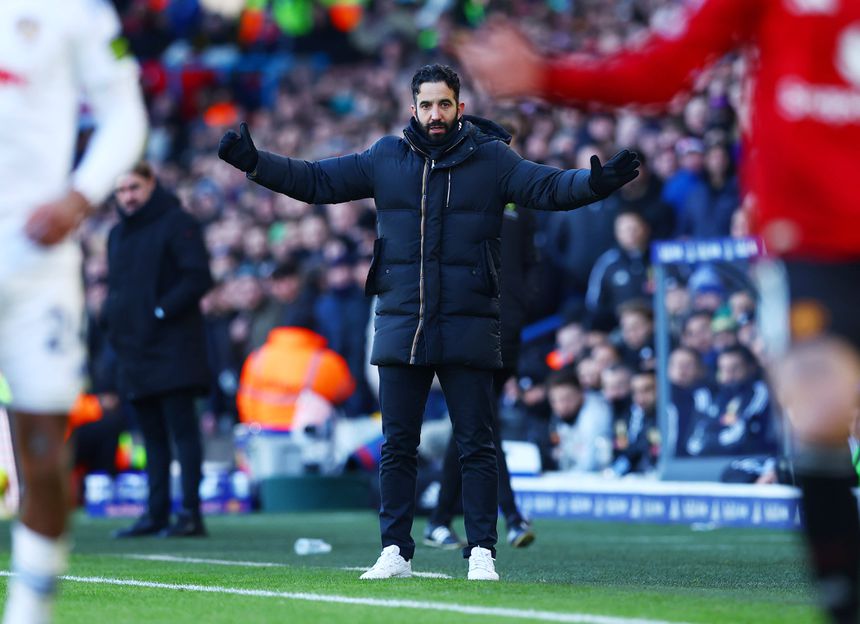Ruben Amorim, treinador do Manchester United