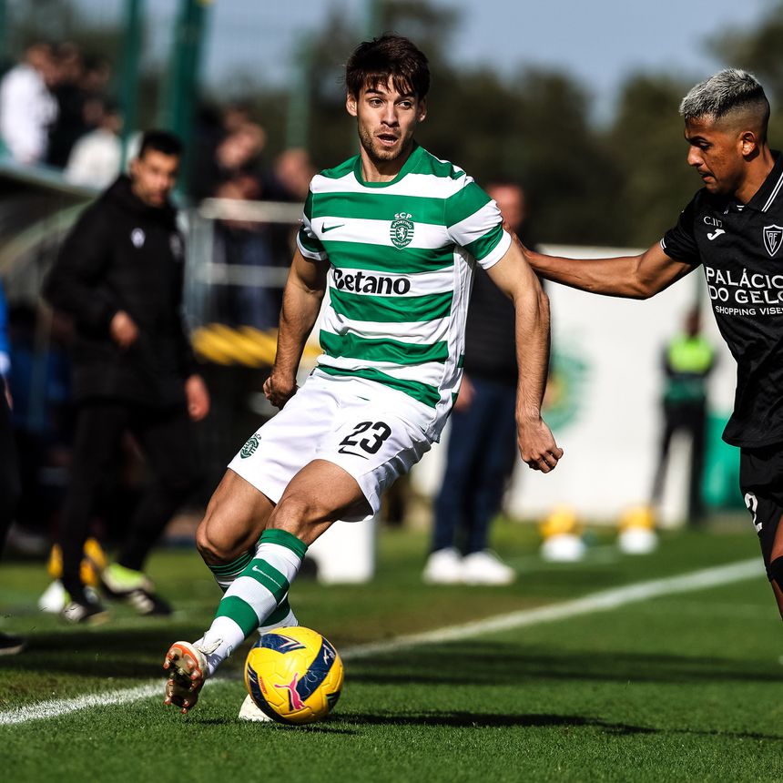 Daniel Bragança estreou-se em jogos oficiais na presente temporada - Foto: Sporting