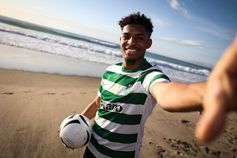 Luis Guilherme já veste à leão. Foto: Sporting