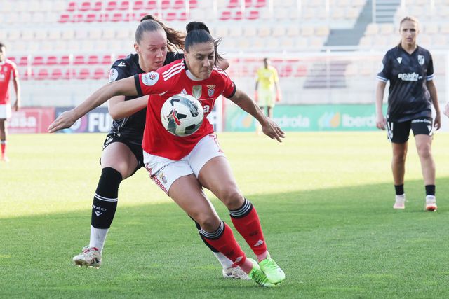 Cristina Martín Prieto apontou o golo da vitória das águias - Foto: SL Benfica