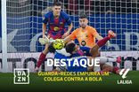 Vale? Garcia empurrou Gerard contra a bola para evitar golo do Espanhol
