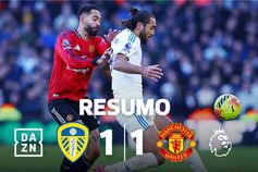 Amorim começa o ano como acabou: empata em Leeds (resumo)