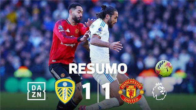 Amorim começa o ano como acabou: empata em Leeds (resumo)