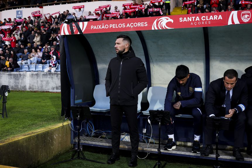 Farioli analisou a vitória nos Açores. Foto: Catarina Morais/Kapta+