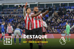 O 'hat trick' de Igor Thiago, o segundo melhor marcador da Premier League