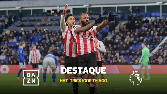 O 'hat trick' de Igor Thiago, o segundo melhor marcador da Premier League