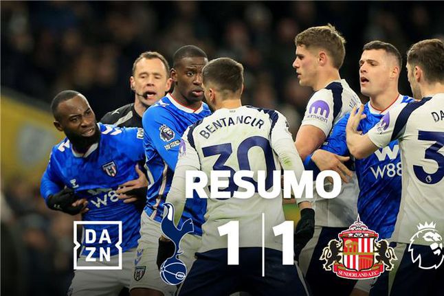 Tottenham deixa-se empatar na reta final contra a sensação da Premier League