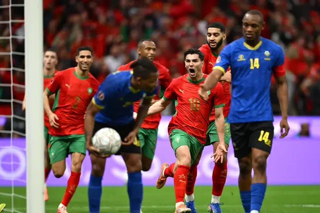 Brahim Díaz marcou o golo que levou Marrocos aos quartos de final - FOTO CAF