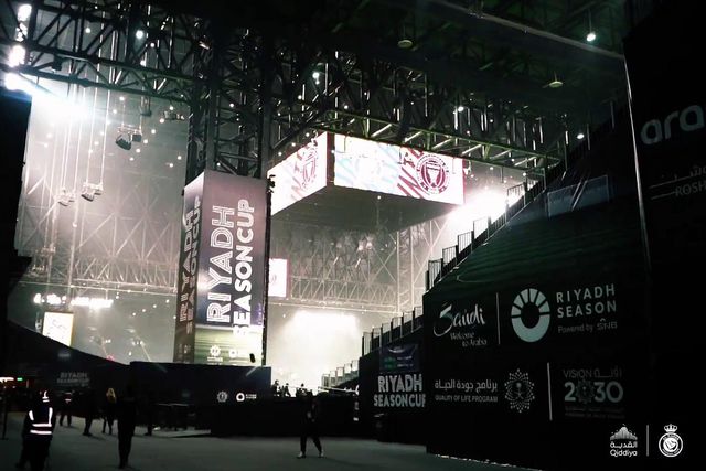 Bastidores do Al Nassr-Inter Miami com Ronaldo no balneário