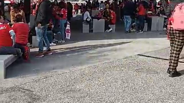 Benfiquistas 'já aquecem' para o jogo com o Gil