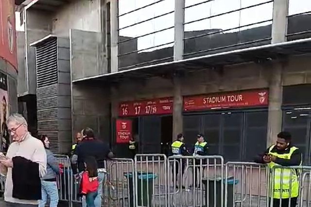 Há policiamento na Luz