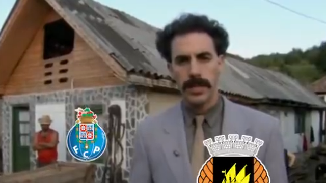 Rio Ave provoca FC Porto com 'ajuda' de Borat