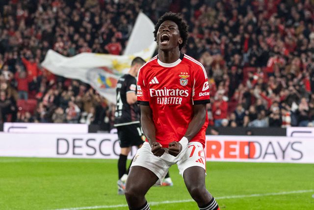 Anísio Cabral, ponta de lança do Benfica (foto Imago)