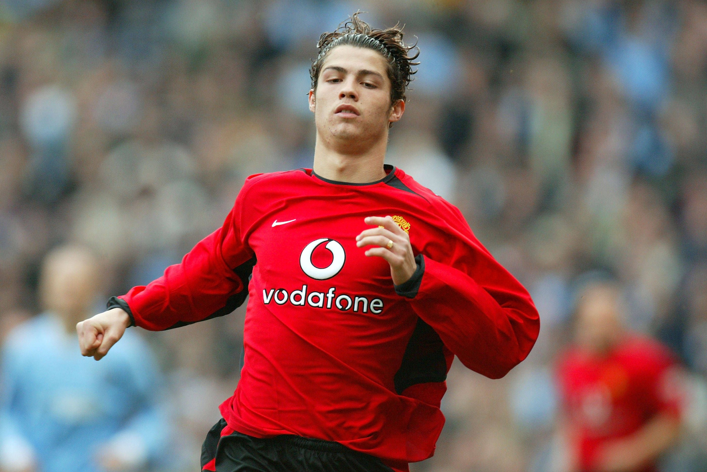 Cristiano Ronaldo mudou-se para o Manchester United em 2003
