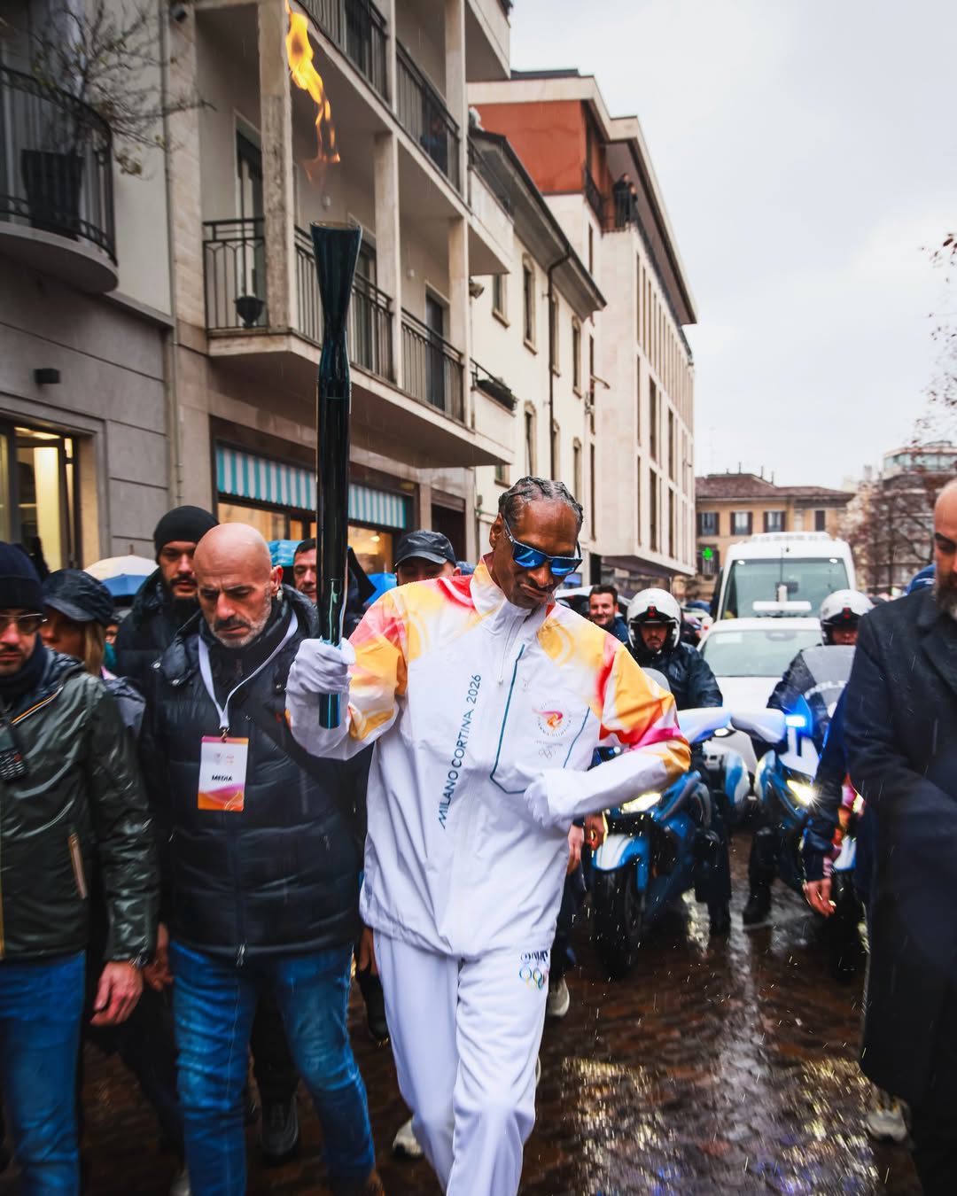 Snoop Dog partiu da Piazza Libertà - Foto: X/@milanocortina2026