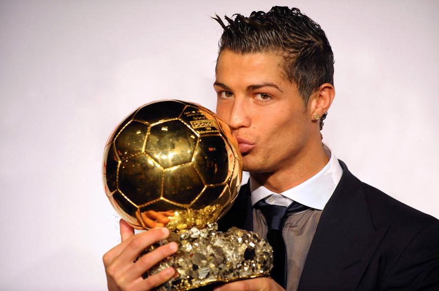 Ronaldo ganhou a primeira Bola de Ouro em 2008
