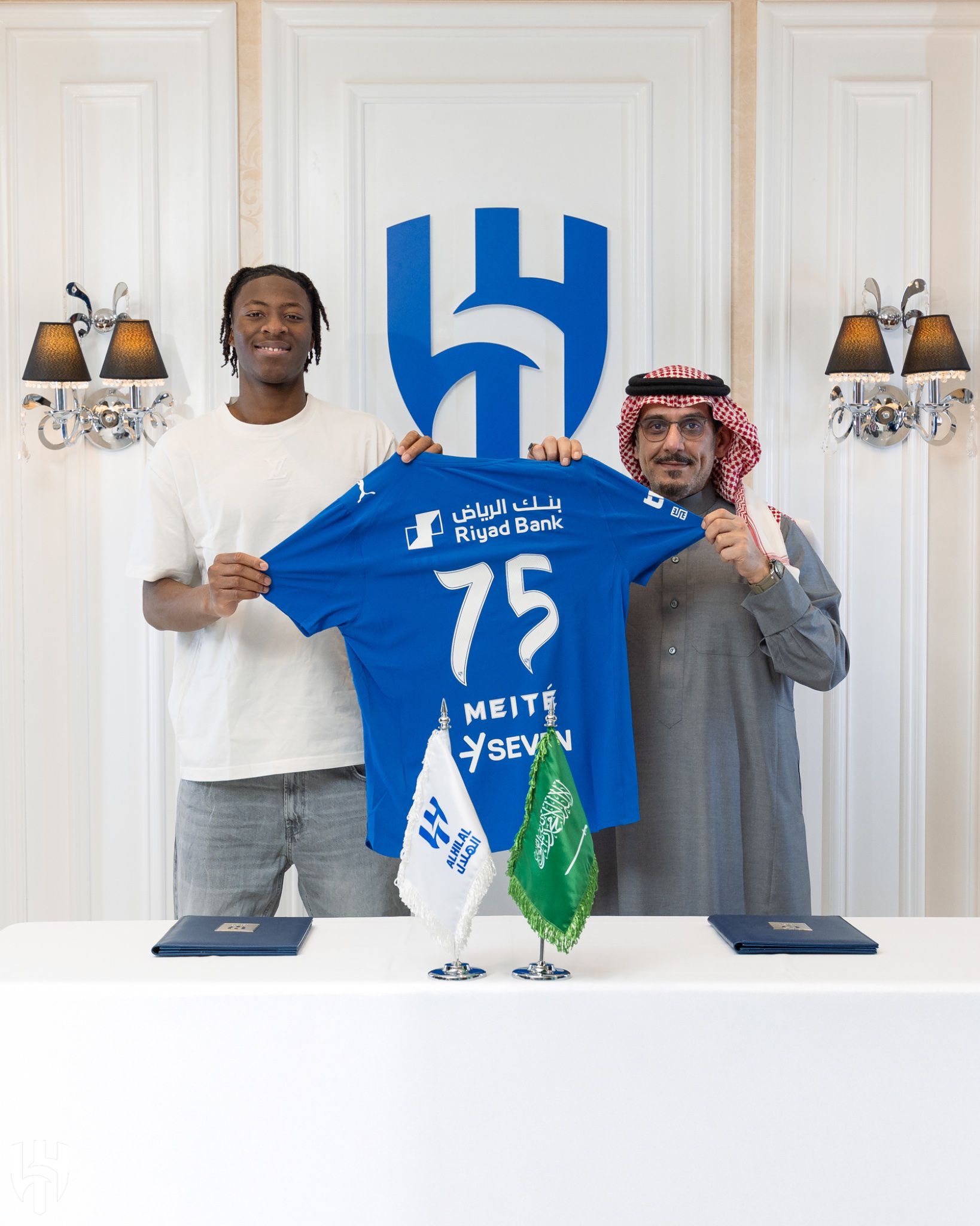 5.º: Saudi Pro League (€123 M), Kader Meite (€30 M), bem como George Ilenikhena (€30 M), foram as contratações mais caras do campeonato saudita - Foto: Al Hilal