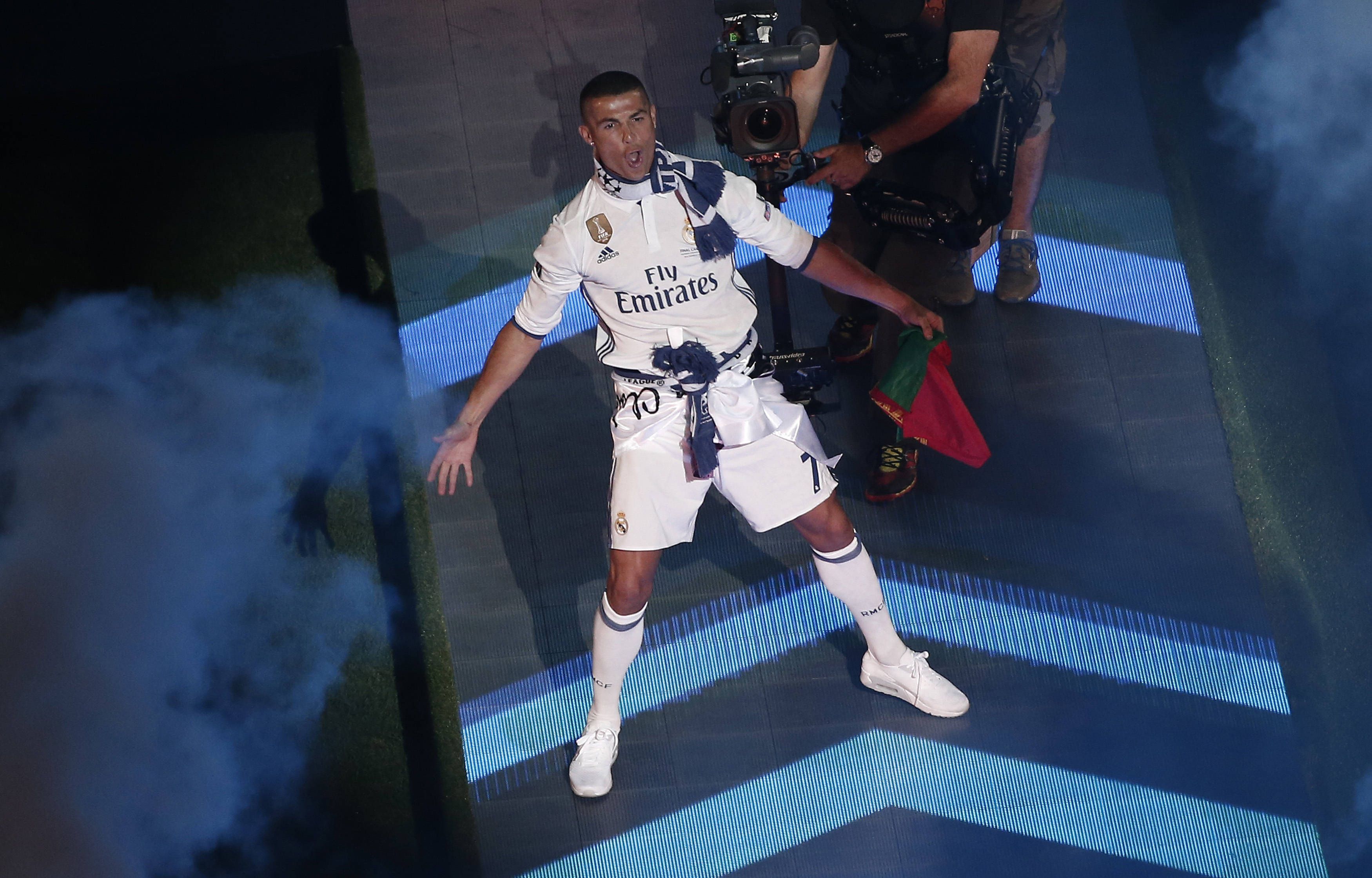 Ronaldo venceu quatro Champions no Real Madrid, entre outros títulos