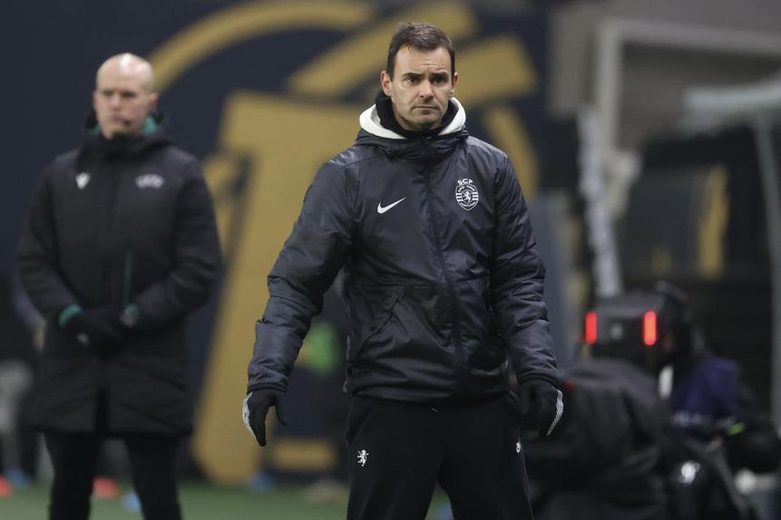 João Gião elogiou prestação dos jogadores na Hungria - Foto: Sporting CP