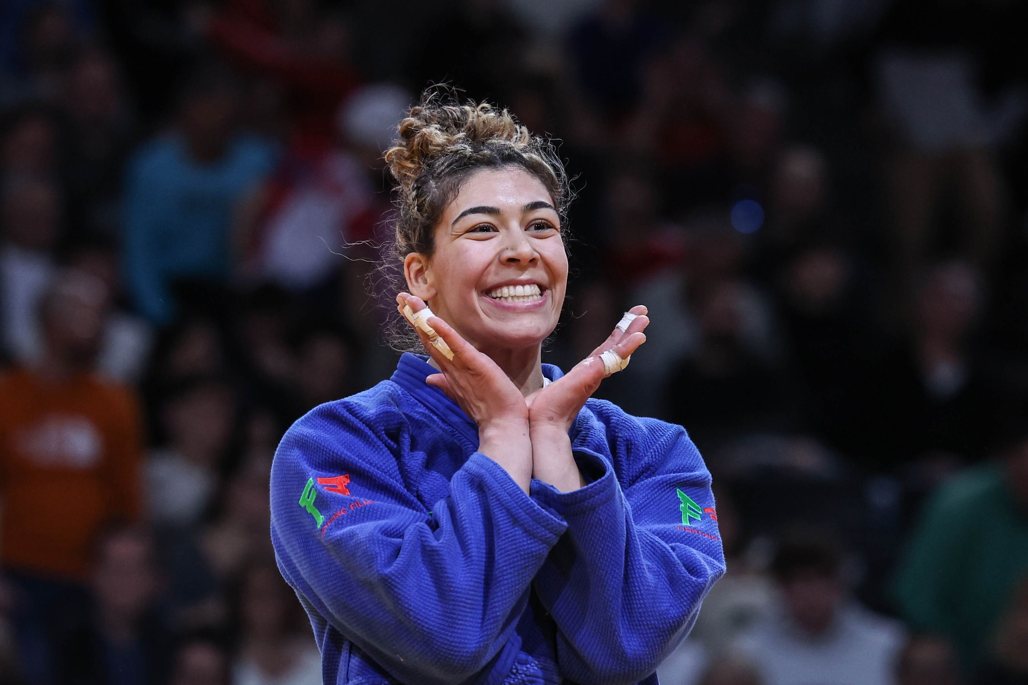 Patrícia Sampaio regressa este fim de semana à competição. Foto Grand Slam Paris 2025 / IJF